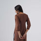 Tira Copper Brown Short Rayon Kurta