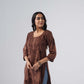 Tira Copper Brown Short Rayon Kurta