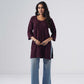 Tira Plum Short Rayon Kurta