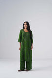 Maahi olive Rayon Kurta Pant set
