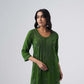 Maahi olive Rayon Kurta Pant set