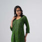 Maahi olive Rayon Kurta Pant set