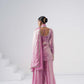 Saanjh Pastel Pink Sarara Set