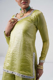 Saanjh Lime Green Sarara Set