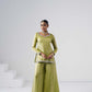Saanjh Lime Green Sarara Set