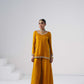 Saanjh Mustard Yellow Sarara Set