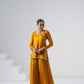 Saanjh Mustard Yellow Sarara Set
