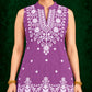 Juhi Purple Embroidered Kurta with Palazzo Set