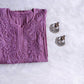 Athena Dusty Purple Viscose Georgette Kurta