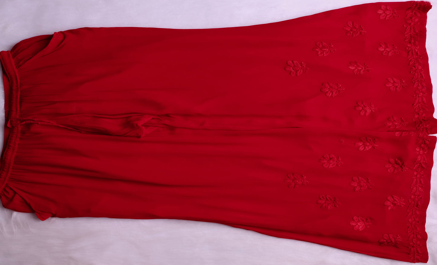 naaz Red Viscose 3 Piece Set