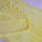 Amber Pastel Yellow Ombre Long Rayon Kurta