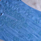 roohani Ice Blue rayon Garara set