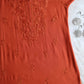 Kyara Rust Orange Short Rayon Kurta
