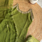 HalterGreen neck short kurta with pants