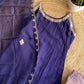 halter Purple neck short kurta with pants