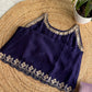 halter Purple neck short kurta with pants