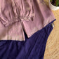 halter Purple neck short kurta with pants
