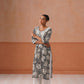 Reetika Gray Floral Chikankari Embroidery Kurta