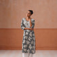 Reetika Gray Floral Chikankari Embroidery Kurta