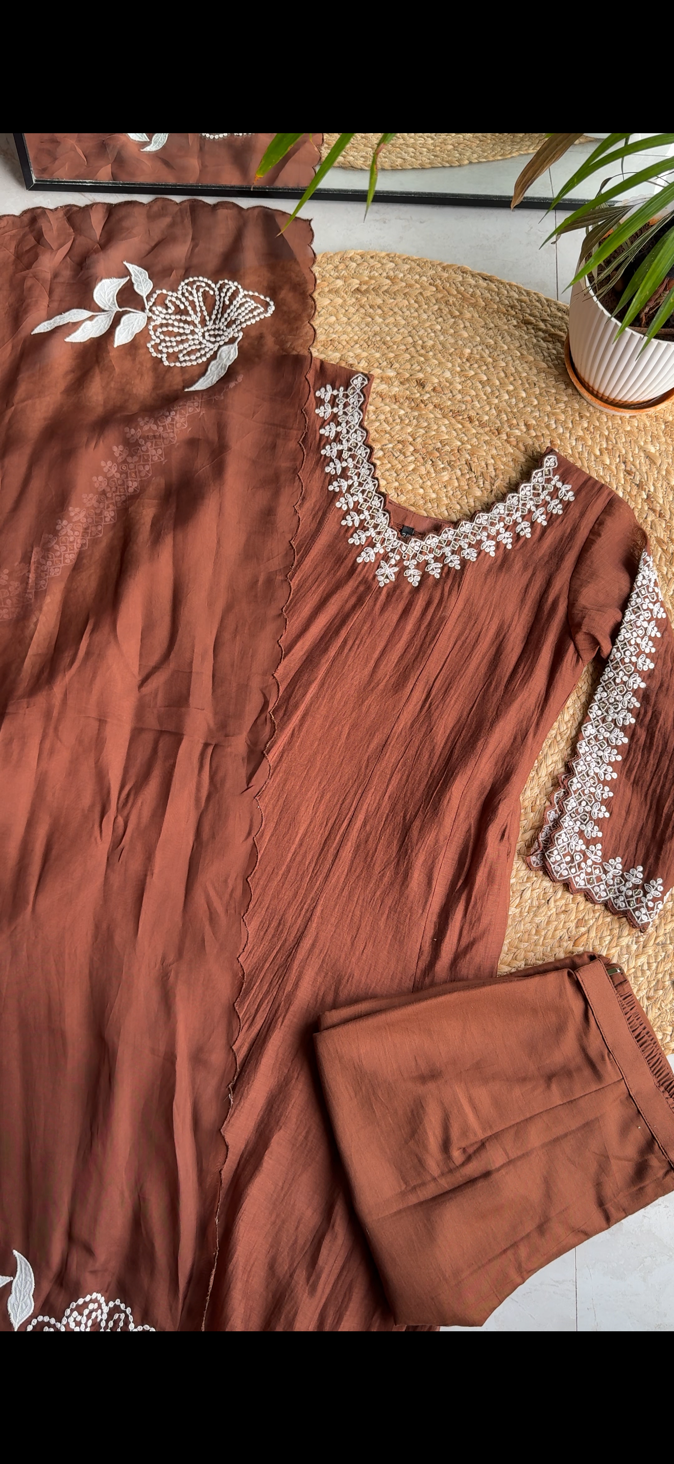 Aarzoo Mul Chanderi Embroidery