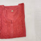 Mirha Coral Pink Rayon Sequin Embllished Long Kurta