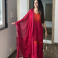Pink Orange Suit Set