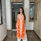 Rust cotton kurta women's ethnic wear