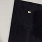 Sangam Black Short Cotton Kurta