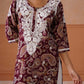 Reet Purple Long Kurta