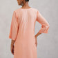 Aayat Rose Beige Rayon Kurta Pant set
