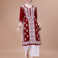Comfortable Women’s Long Maroon Rayon Kurta
