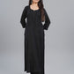 Aayat Black Rayon Kurta Pant set