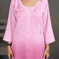 Amber Baby Pink Long Rayon Kurta