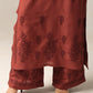 Aayat Rust Rayon Kurta Pant set