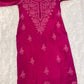 ROOP Rani Pink Pure Chiffon Kurta