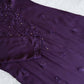 Mirha Wine Rayon sequin embllished Long Kurta