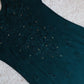 Mirha Teal Blue Rayon sequin embllished Long Kurta
