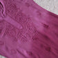 SEHER Burgundy Brown Short Rayon Kurta