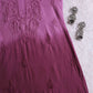 SEHER Burgundy Brown Short Rayon Kurta