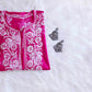 Mehnoor Rani Floral Long Muslin kurta