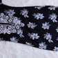 Mehnoor Black Floral Long Muslin kurta