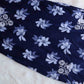 Mehnoor Navy Blue Floral Long Muslin kurta
