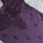 sarang Smoky Purple short top