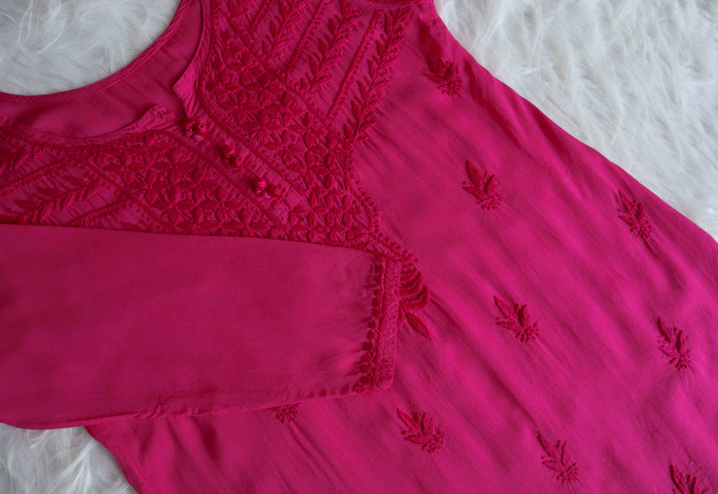sarang Deep Pink short top
