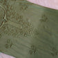 Gulab Moss Green Ombre Short Rayon Kurta