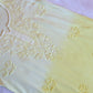 Gulab Pastel Yellow Ombre Short Rayon Kurta
