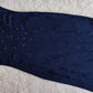 Mirha Navy Blue Rayon Sequin Embllished Long Kurta