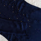 Mirha Navy Blue Rayon Sequin Embllished Long Kurta