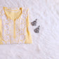 ZEENAT pastel yellow straight fit rayon kurta