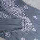 Tulipa Grey Long Rayon kurta